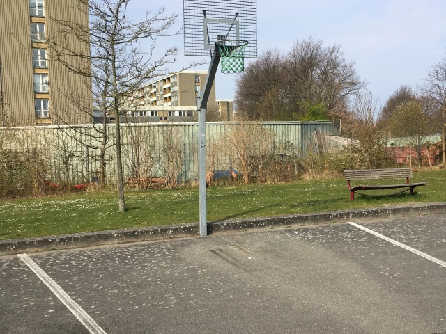 Profile of the basketball court Tårnbyparken, Kastrup, Denmark