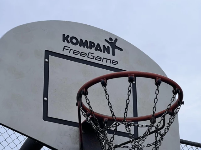 Profile of the basketball court Darcy Playground, Hobart, Australia