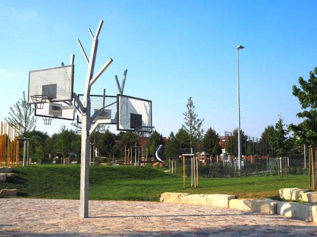 Profile of the basketball court Bürgerpark, Hemsbach, Germany