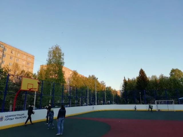 Profile of the basketball court Дорисс парк, Cheboksary, Russia