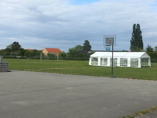 Profile of the basketball court Skelgårdsskolen, Kastrup, Denmark
