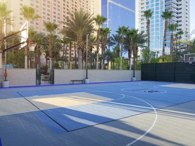 Profile of the basketball court Hilton Grand Vacations - Las Vegas Strip, Las Vegas, NV, United States