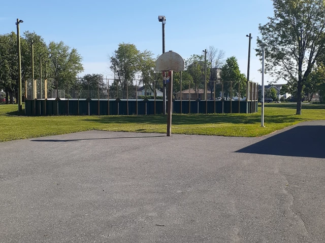 Profile of the basketball court Minnesota Park, Thunder Bay, Canada