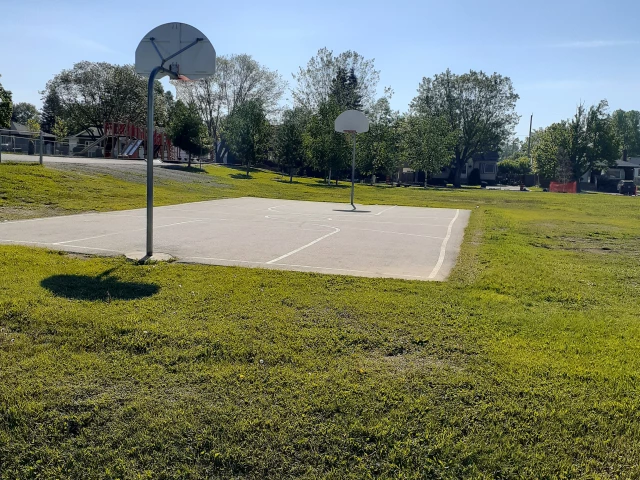 Profile of the basketball court Corpus Christi School Field, Thunder Bay, Canada