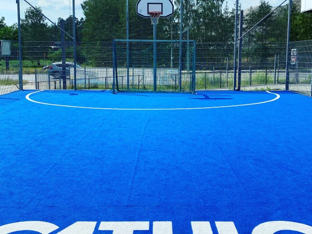 Profile of the basketball court Decathlon, Segeltorp, Sweden