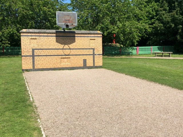 Profile of the basketball court Sladebrook Park, Bradford-on-Avon, United Kingdom