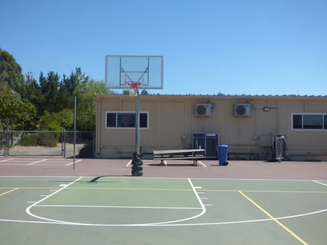 Profile of the basketball court Novato Charter School, Novato, CA, United States