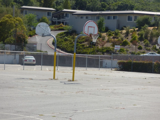 Basketball Court and Hoops at Hill