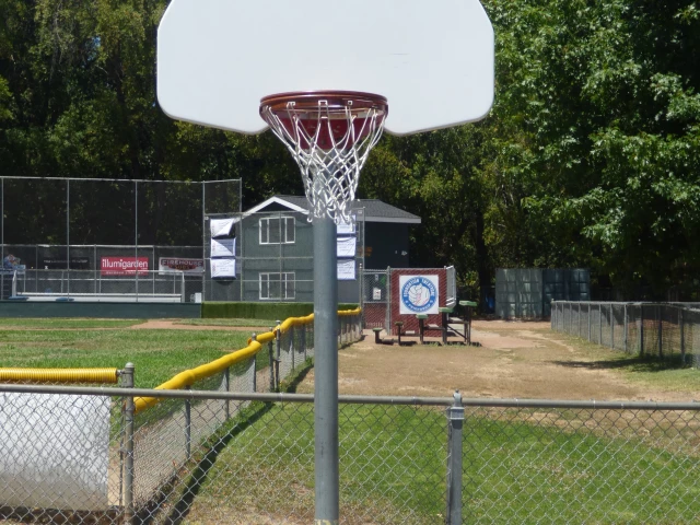 Profile of the basketball court Rancho Elementary School, Novato, CA, United States