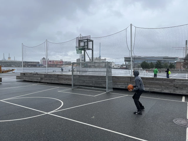 Profile of the basketball court Havnepladsen, Aarhus, Denmark