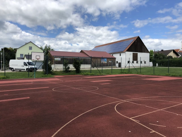 Profile of the basketball court Sportplatz, Buxheim, Germany