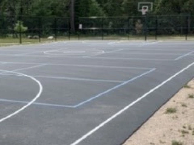 Profile of the basketball court Conover Park, Conover, WI, United States