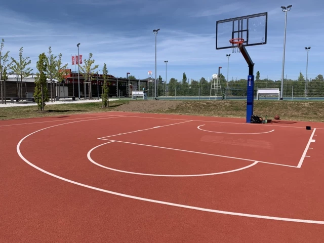 Profile of the basketball court PUMArena, Herzogenaurach, Germany