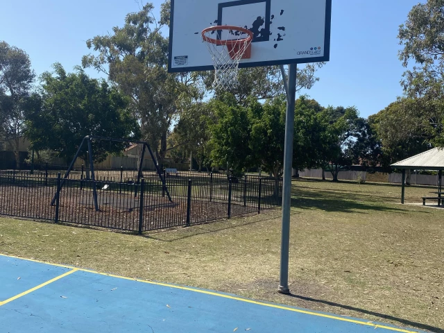 Profile of the basketball court Margaret Park, Newport, Australia