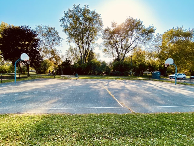 Profile of the basketball court Rolling Meadows Park District, Rolling Meadows, IL, United States