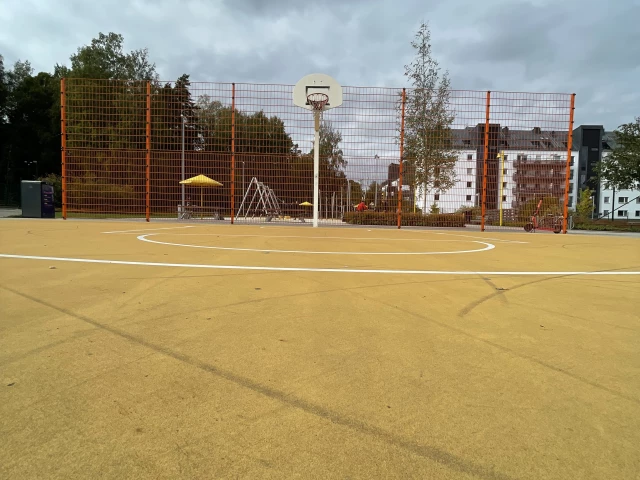 Profile of the basketball court Solvallsparken, Uppsala, Sweden