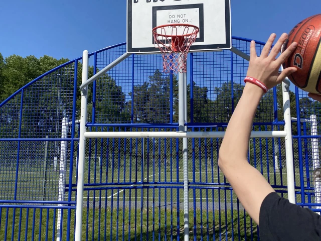 Profile of the basketball court Tyresö skola, Tyresö, Sweden