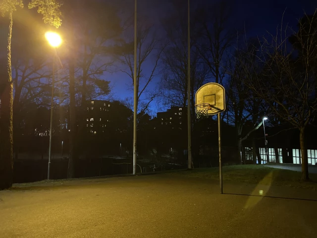 Profile of the basketball court Solna Gymnasium, Solna, Sweden