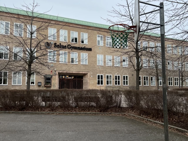 Profile of the basketball court Solna Gymnasium, Solna, Sweden