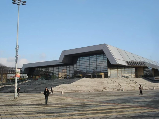 Profile of the basketball court " Spens ", Novi Sad, Serbia
