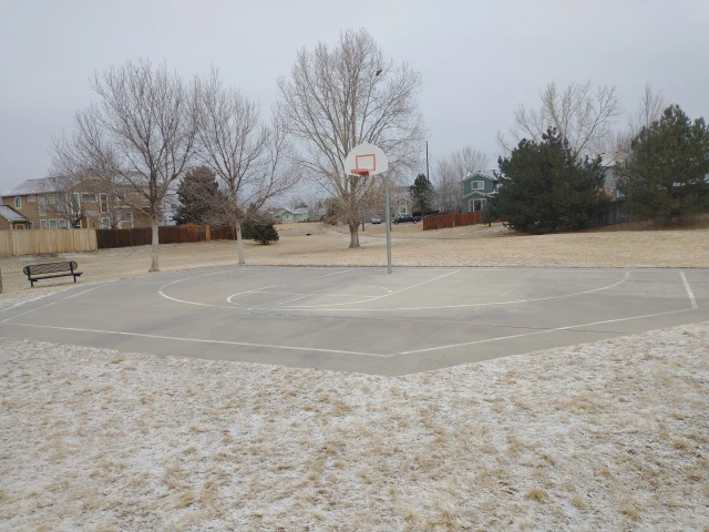 Profile of the basketball court Peakview West Park Hoop, Centennial, CO, United States