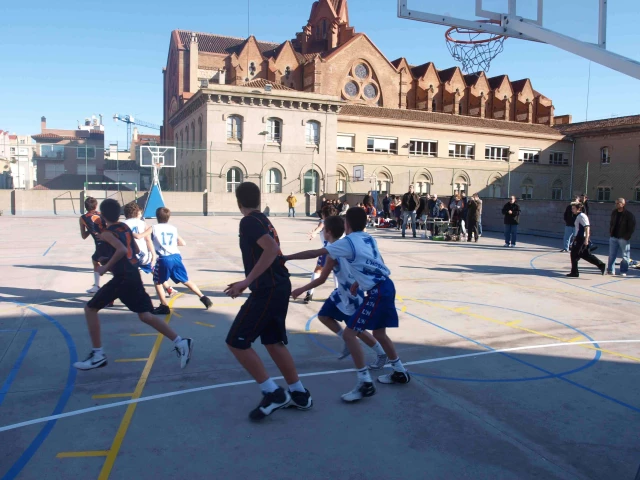 Basketball at Esola Pia's Church