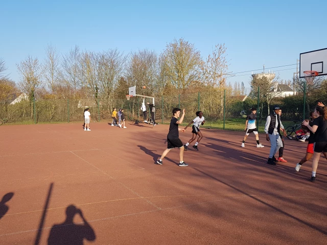 Profile of the basketball court Terrains de basket du Larry, Olivet, France