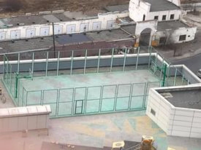 Profile of the basketball court Enkhtaiwan court, Ulaanbaatar, Mongolia