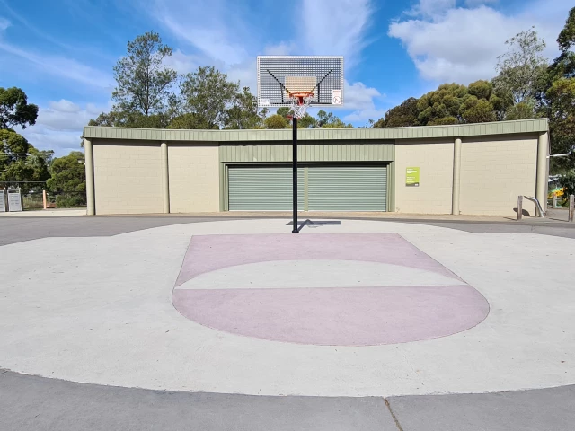 Profile of the basketball court Outdoor half court, Greensborough, Australia