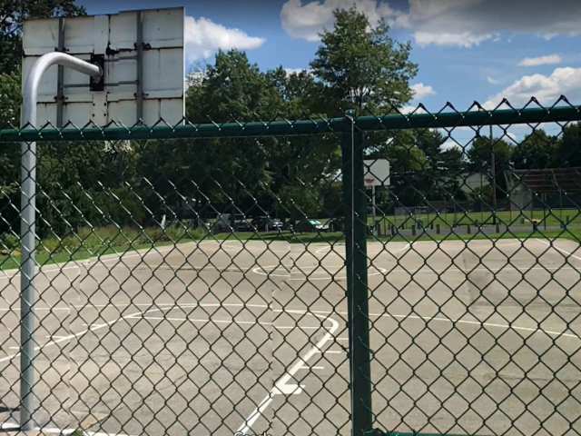 Profile of the basketball court Paddock Park, Havertown, PA, United States