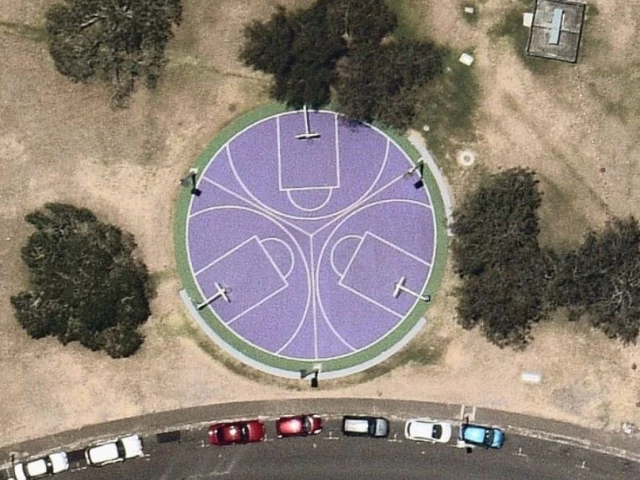 Profile of the basketball court Circle Court, Saint Lucia, Australia