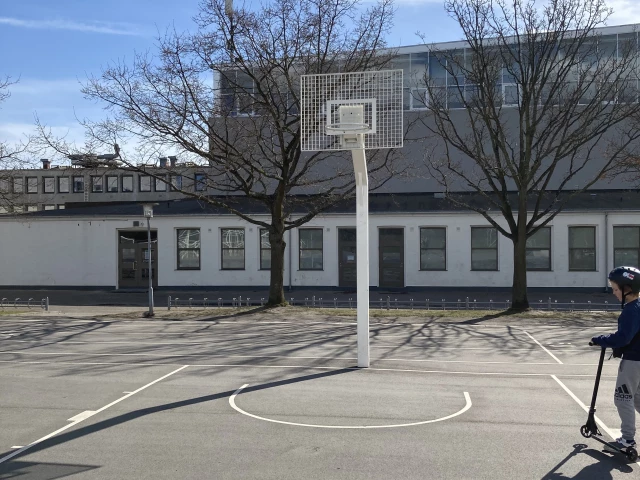 Profile of the basketball court Ved Hollænderhallen, Dragør, Denmark