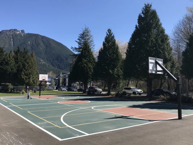 Profile of the basketball court Si View Park, North Bend, WA, United States