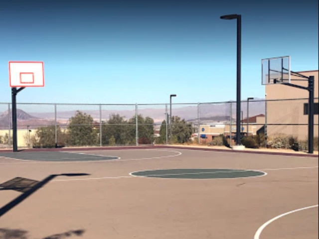 Profile of the basketball court Hidden Falls Park, Henderson, NV, United States