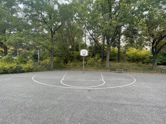 Profile of the basketball court Fjäderns lekplats, Bandhagen, Sweden