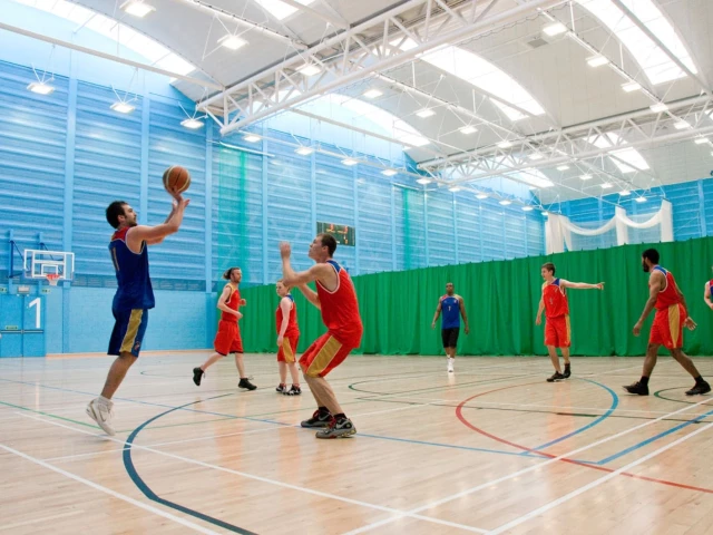Profile of the basketball court Aberdeen Sports Village, Aberdeen, United Kingdom