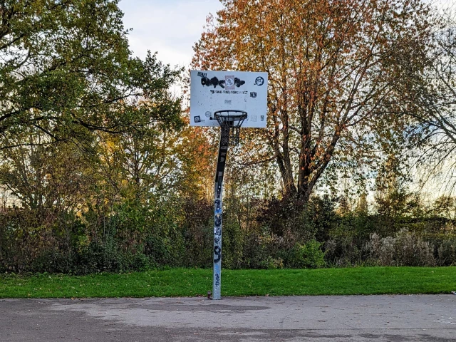 Profile of the basketball court Skater Court, Stetten, Germany