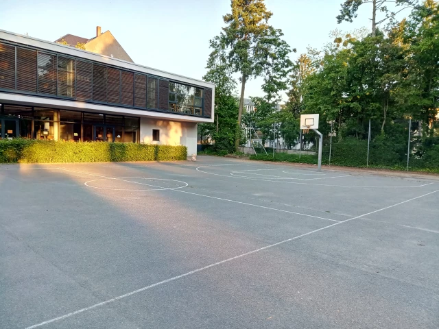 Profile of the basketball court IGS Mornewegschule, Darmstadt, Germany
