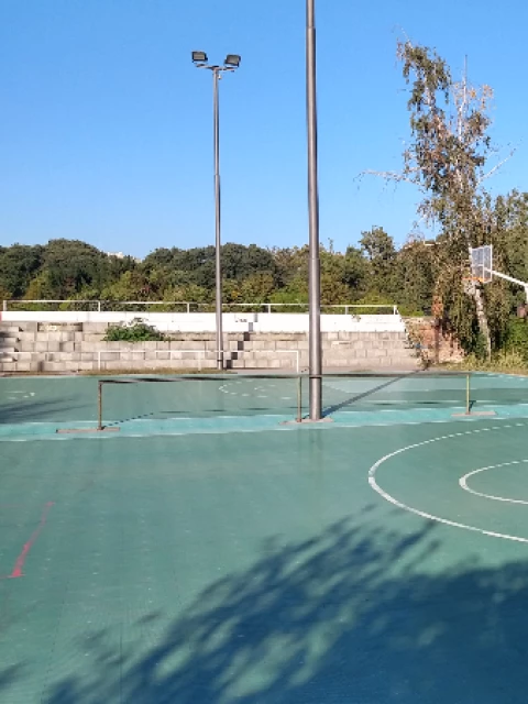 Profile of the basketball court Antona Čehova Courts, Novi Sad, Serbia