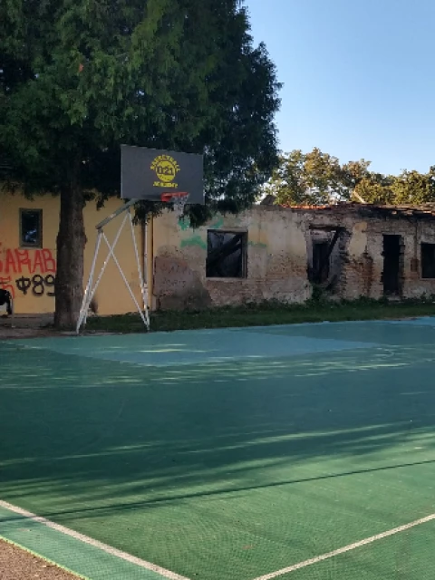 left side of the court