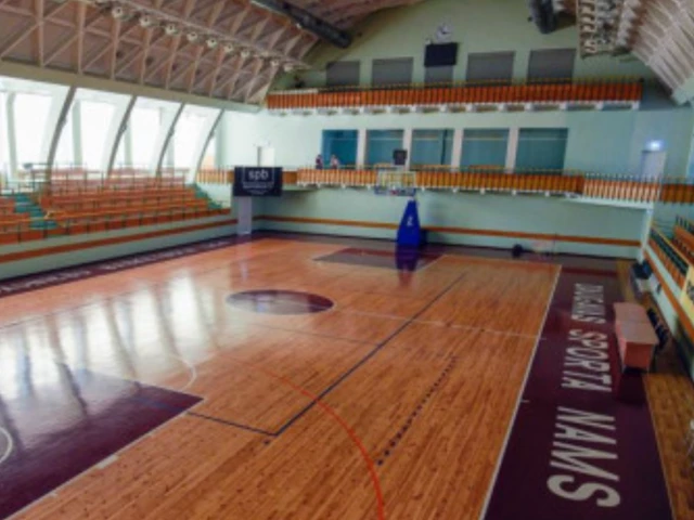 Profile of the basketball court Daugavas Sporta Nams, Riga, Latvia