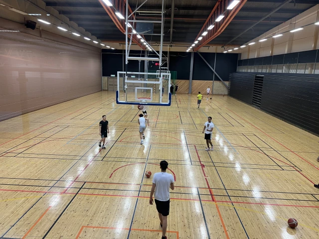 Profile of the basketball court Solnahallen, Solna, Sweden