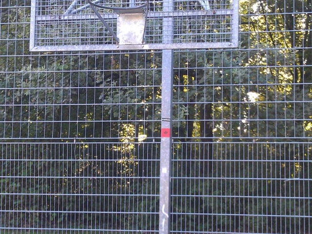 Profile of the basketball court Englischer Garten Süd, Munich, Germany