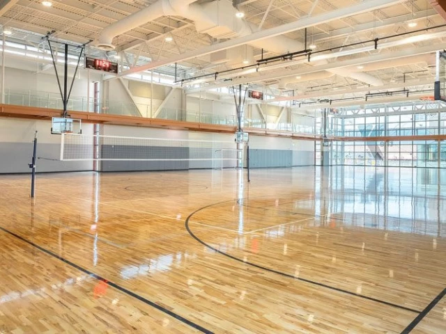 Profile of the basketball court Irsay Family YMCA, Indianapolis, IN, United States