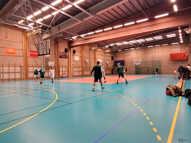 Profile of the basketball court Tellushallen, Vallentuna, Sweden