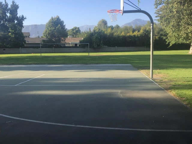 Profile of the basketball court Full court, Claremont, CA, United States