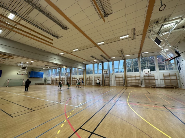 Profile of the basketball court Spångahallen, Spånga, Sweden