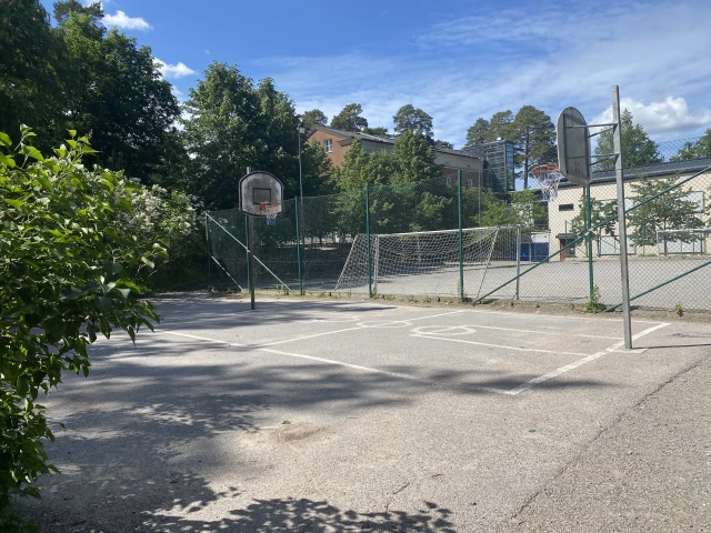 Profile of the basketball court Sofielundsskolan, Sollentuna, Sweden