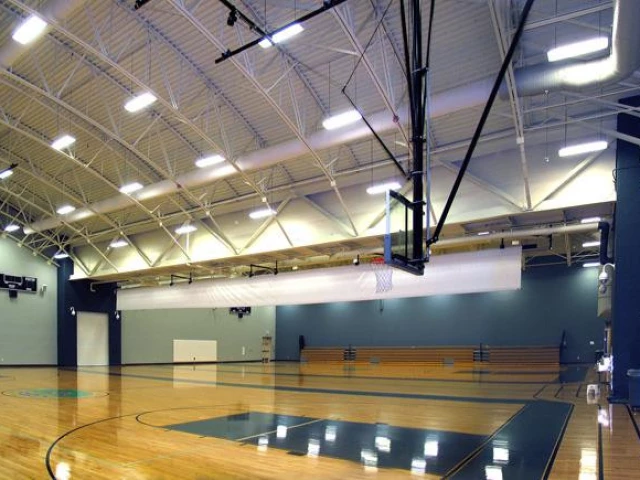 Profile of the basketball court Denbigh Community Center, Newport News, VA, United States