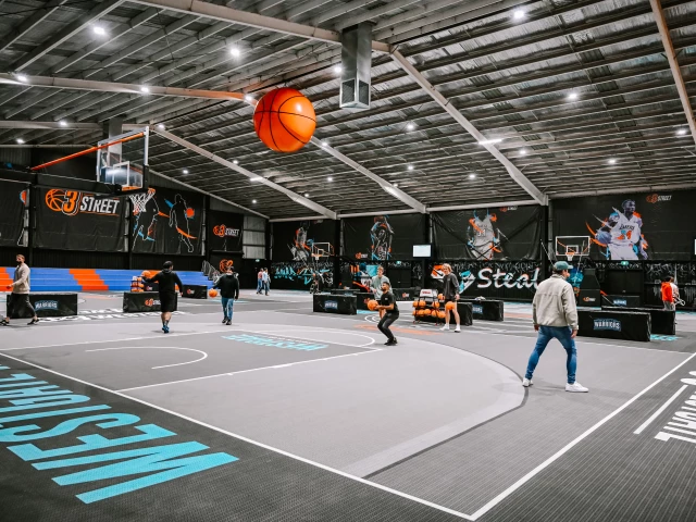 Profile of the basketball court 3Street, Altona North, Australia